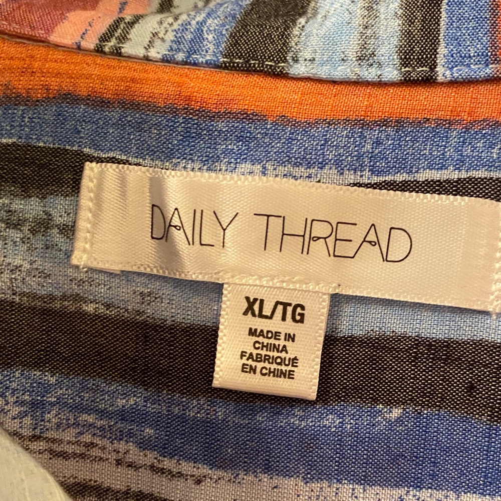 Colorful Striped Button-Up Shirt - Picture 4 of 6